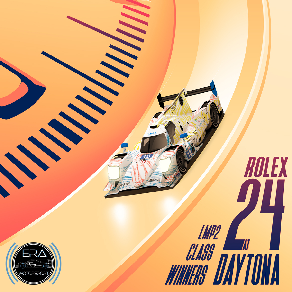 Rolex 24 at Daytona Poster Era Motorsport JAMES GIBSON